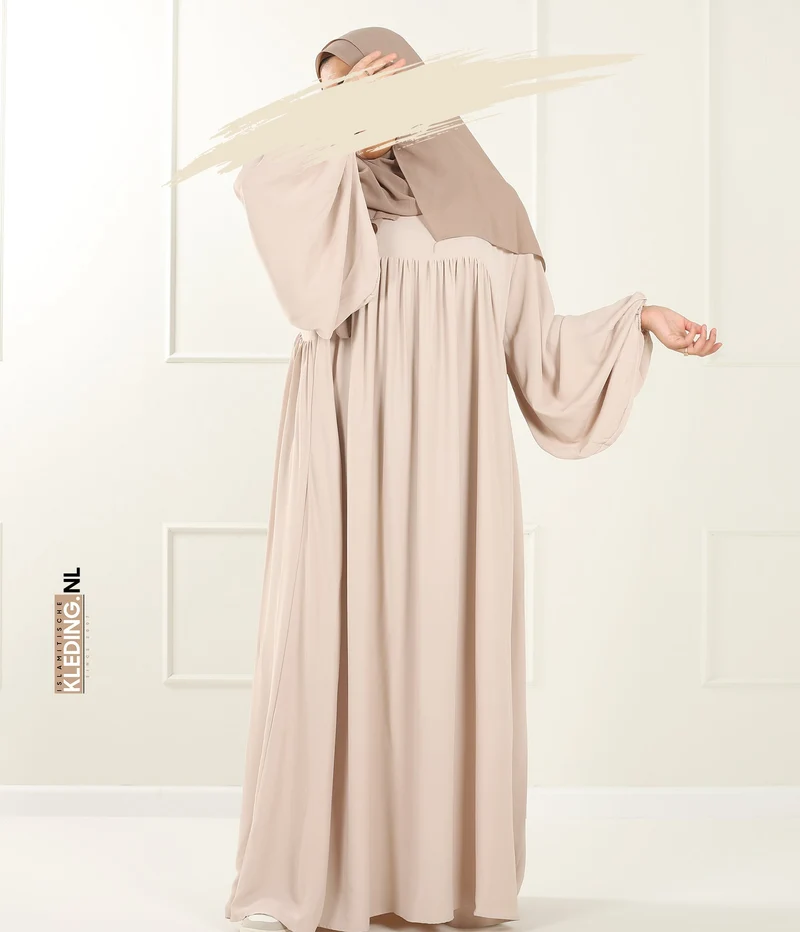 Jilbab Soumaya Ballonhülle – Creme