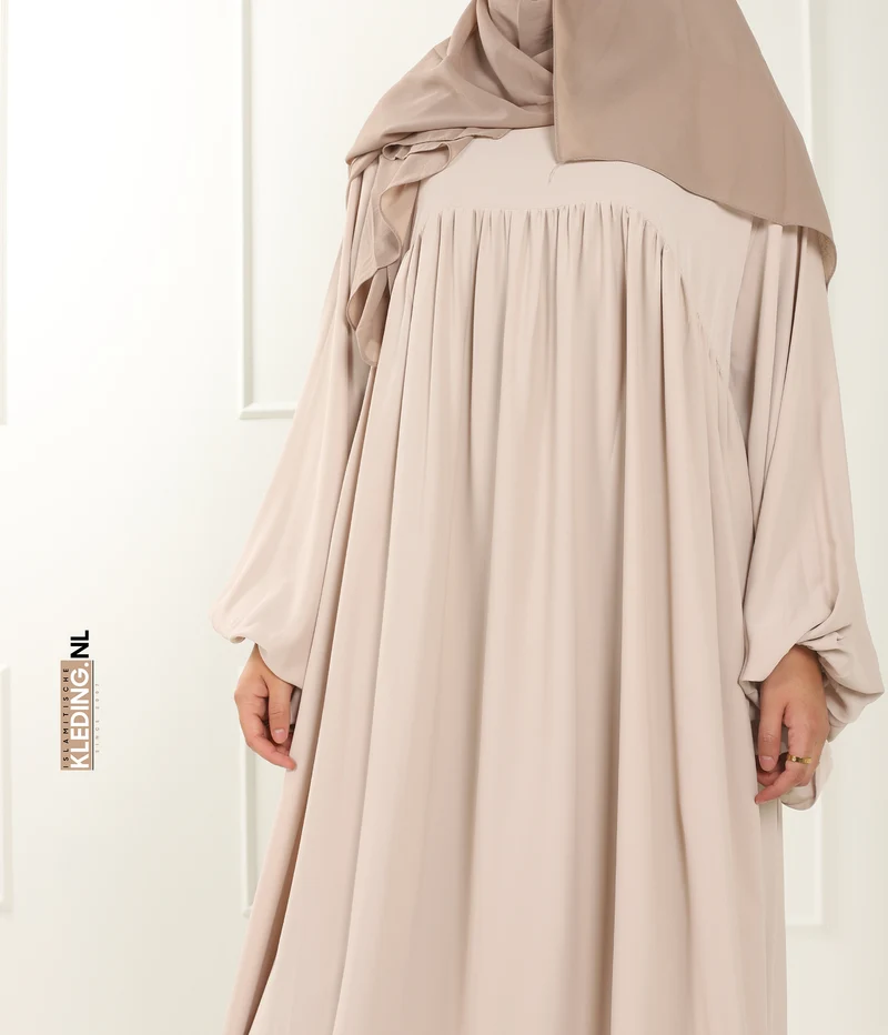 Jilbab Soumaya Ballonhülle – Creme