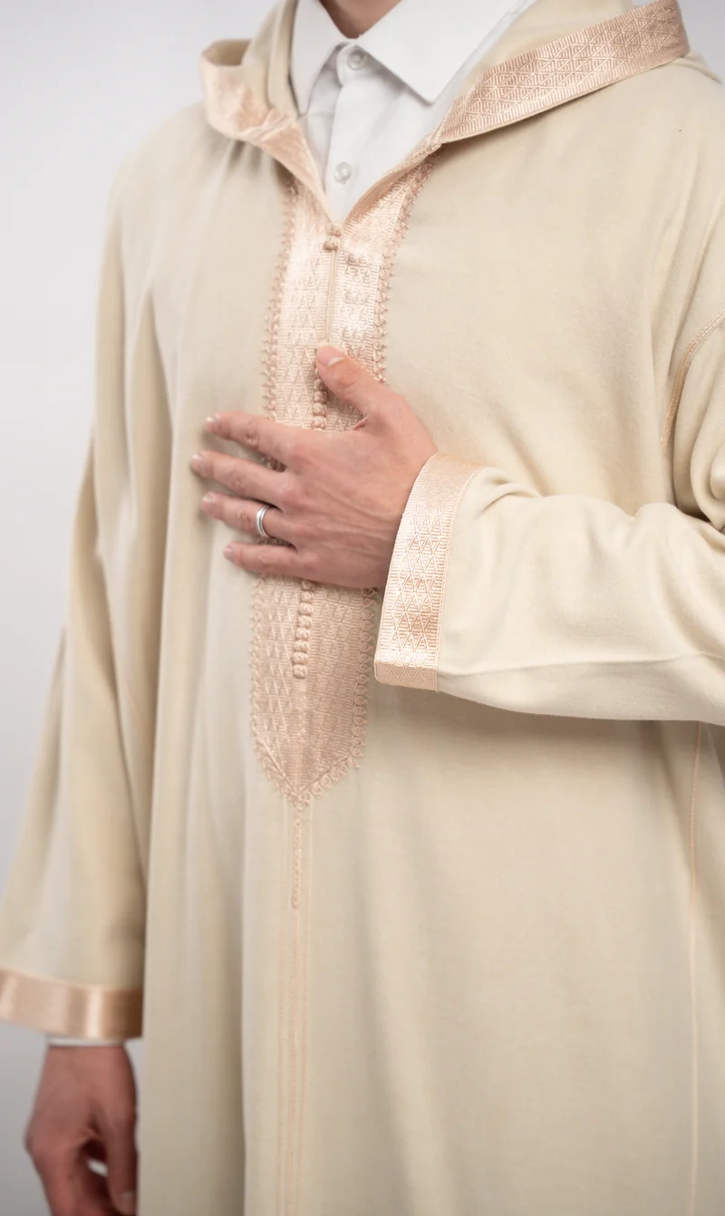 Djellaba Elegant Amir - Beige