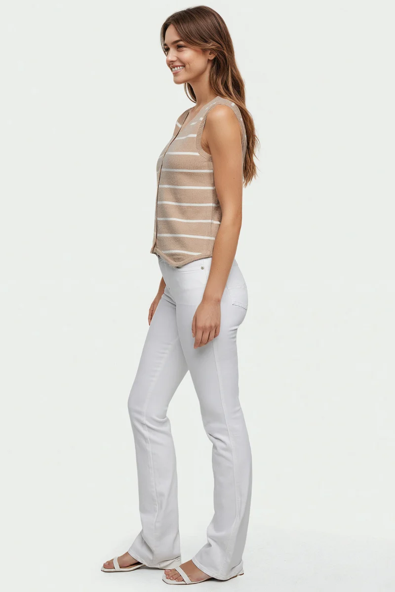 Karina Vest | Tuffet Karina Stripe
