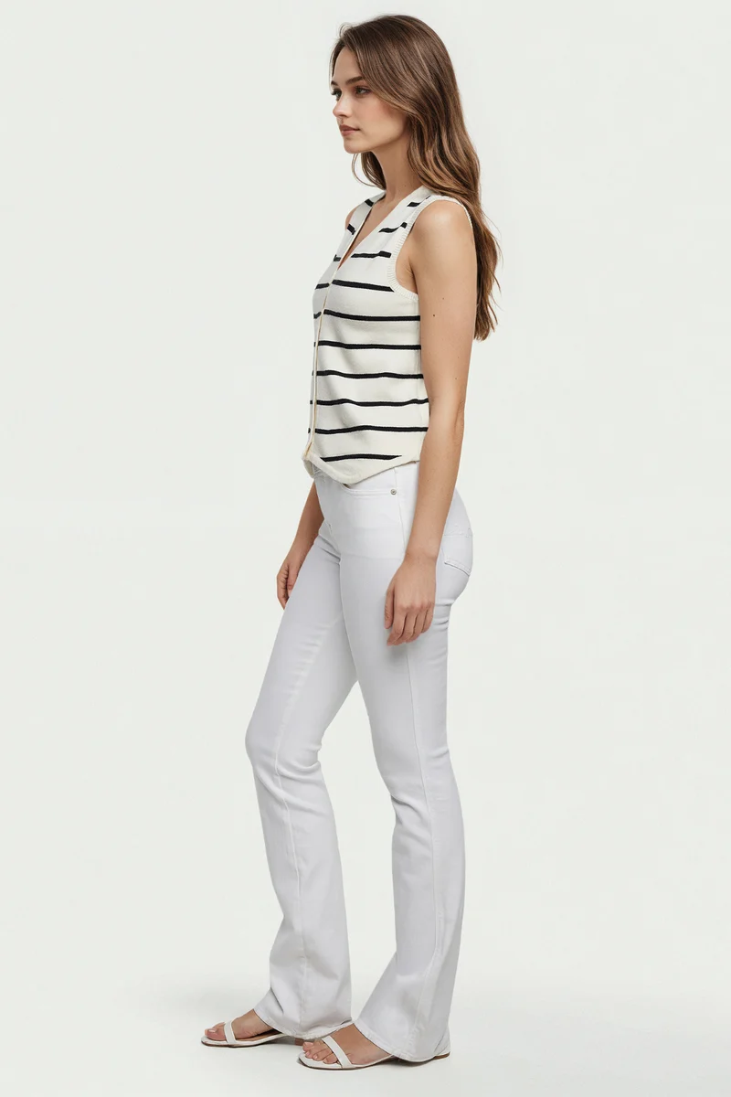Karina Vest | Black Beauty Karina Stripe