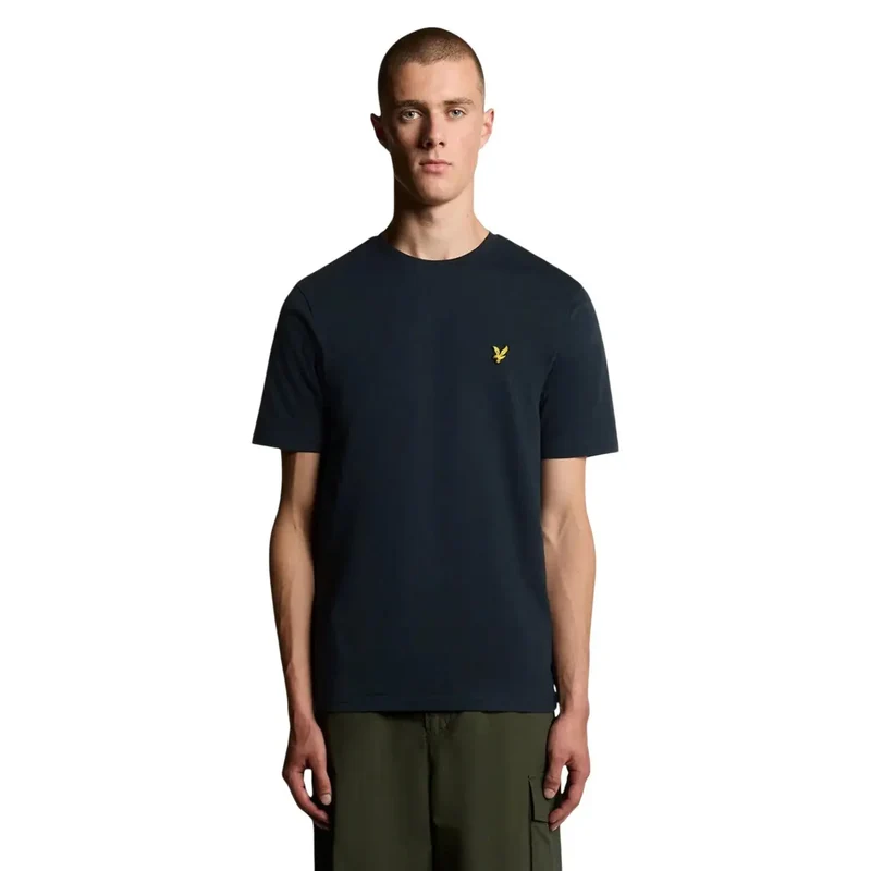 Lyle & Scott Herren T-Shirt aus blauer Baumwolle