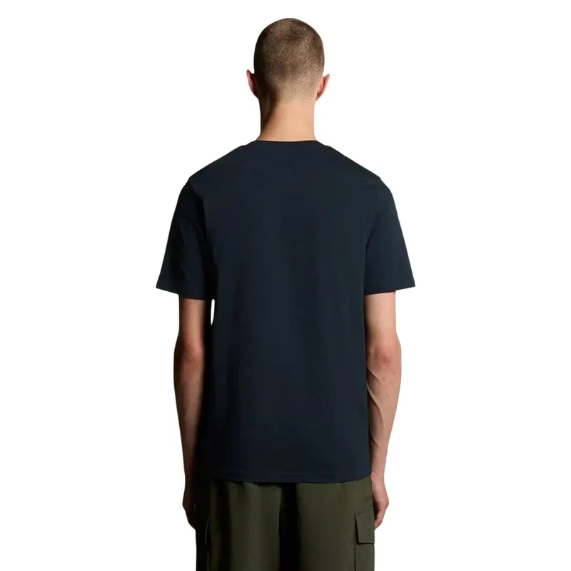 Lyle & Scott Herren T-Shirt aus blauer Baumwolle