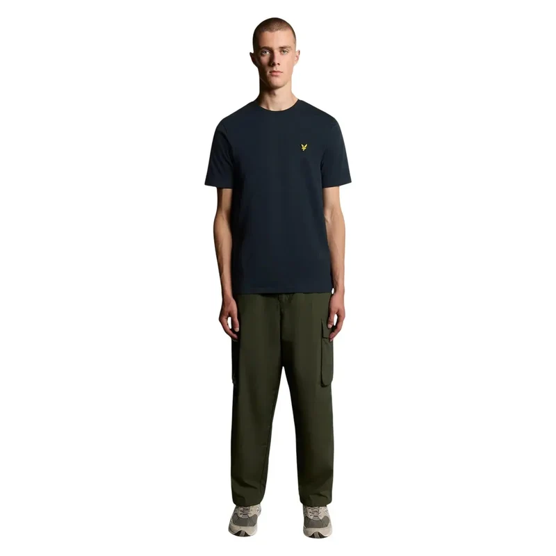 Lyle & Scott Herren T-Shirt aus blauer Baumwolle