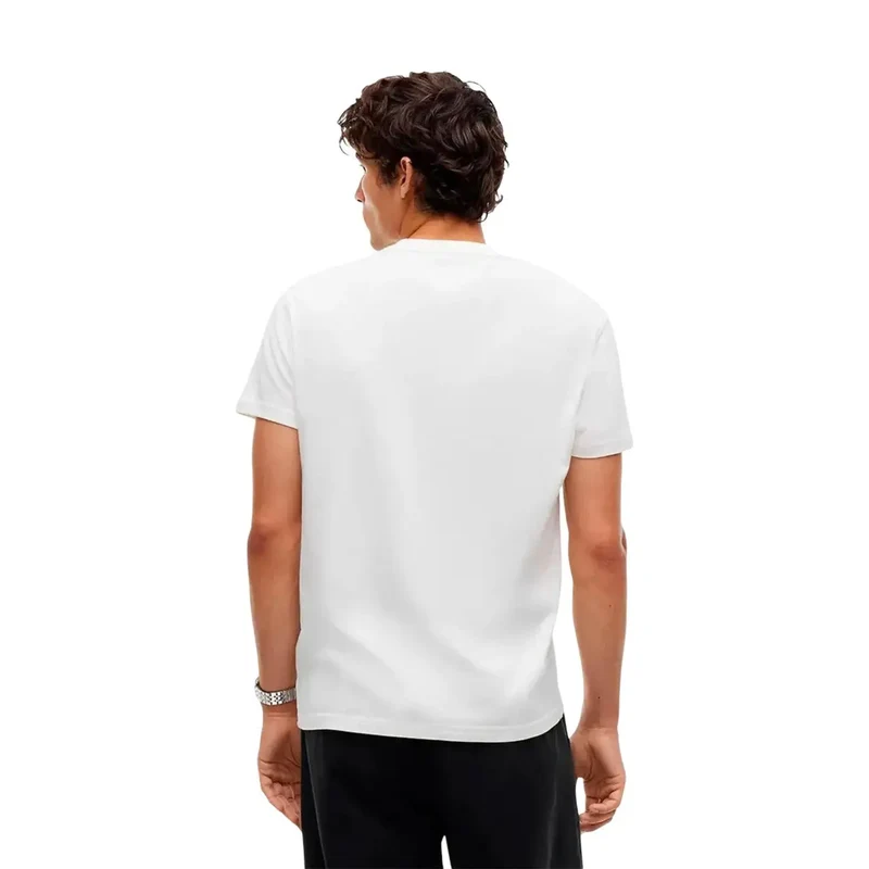 Tommy Hilfiger Weißes T-Shirt aus Bio-Baumwolle für Herren