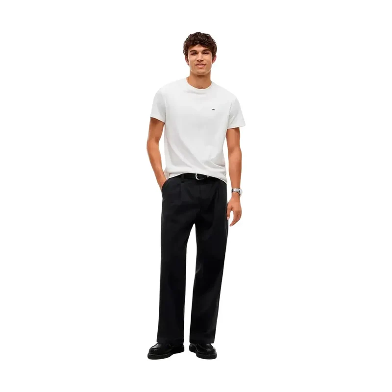 Tommy Hilfiger Weißes T-Shirt aus Bio-Baumwolle für Herren
