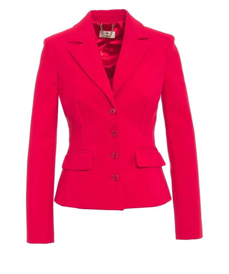 Blazer con spalline imbottite