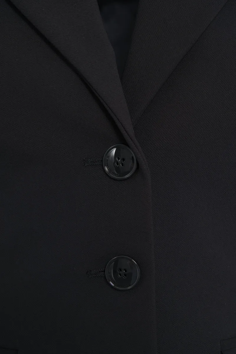 Blazer con spalline imbottite