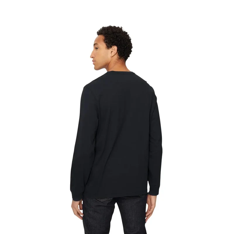Levis Herren Schwarzes Baumwoll-Original-T-Shirt