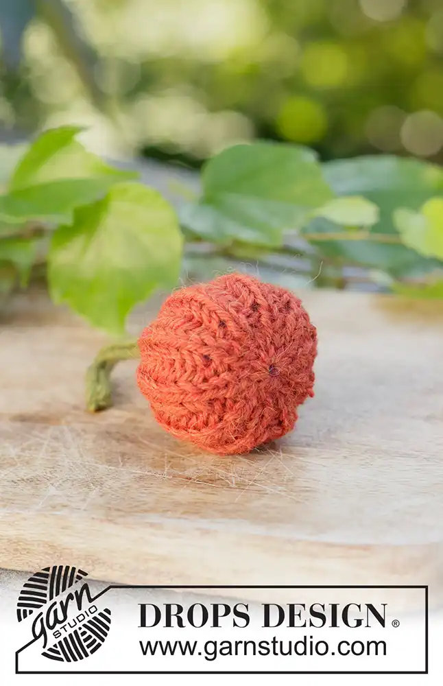 Anhänger Kürbis Harvest Charm (Strickset)