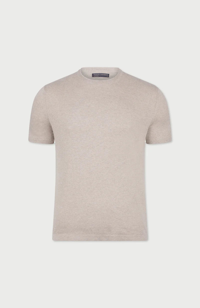 Herren-T-Shirt aus 100 % ultrafeiner Baumwolle
