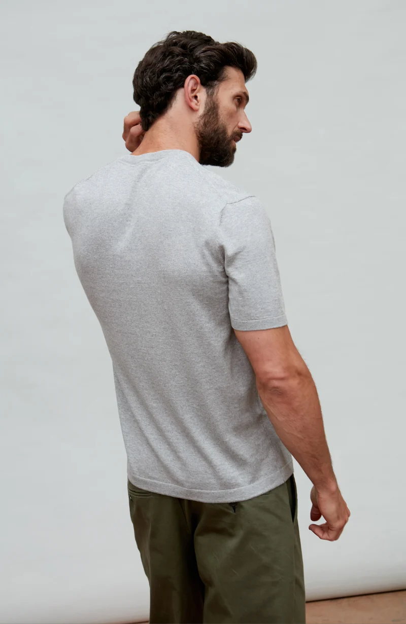 Herren-T-Shirt aus 100 % ultrafeiner Baumwolle