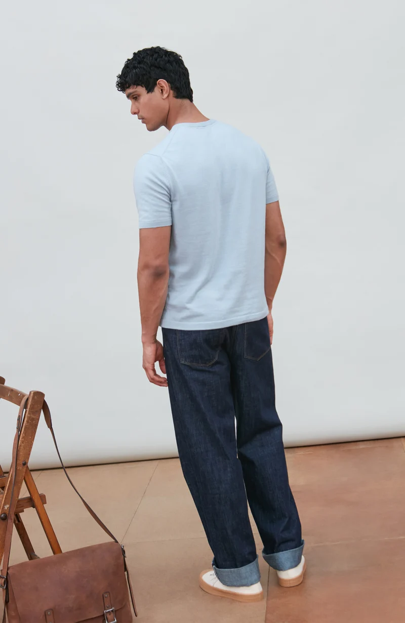 Herren-T-Shirt aus 100 % ultrafeiner Baumwolle