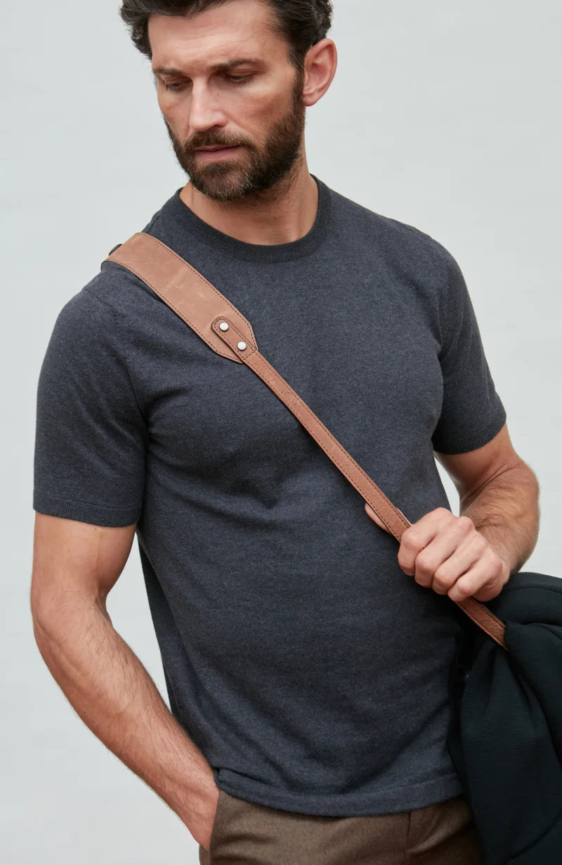 Herren-T-Shirt aus 100 % ultrafeiner Baumwolle