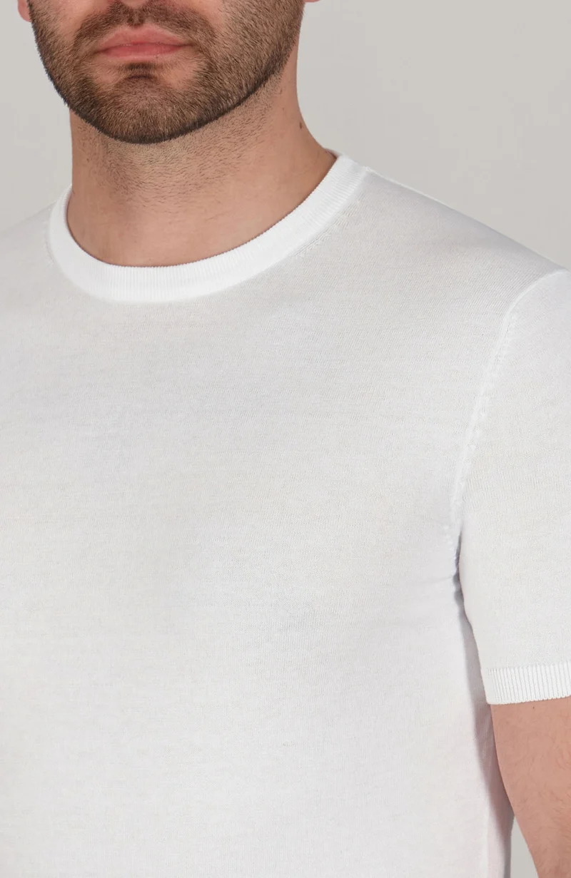 Herren-T-Shirt aus 100 % ultrafeiner Baumwolle