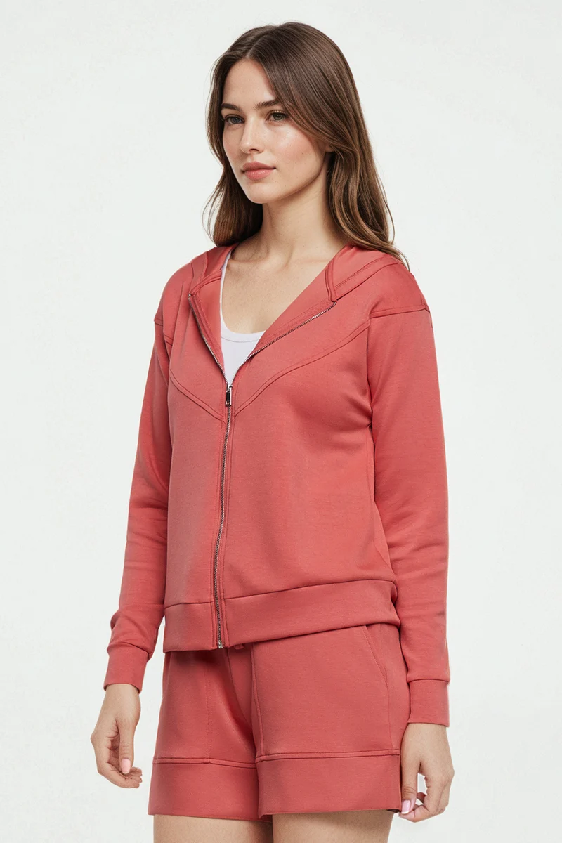 Genevieve Hoodie | Mineral Red