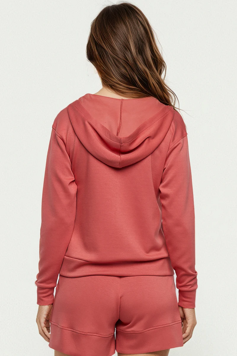 Genevieve Hoodie | Mineral Red
