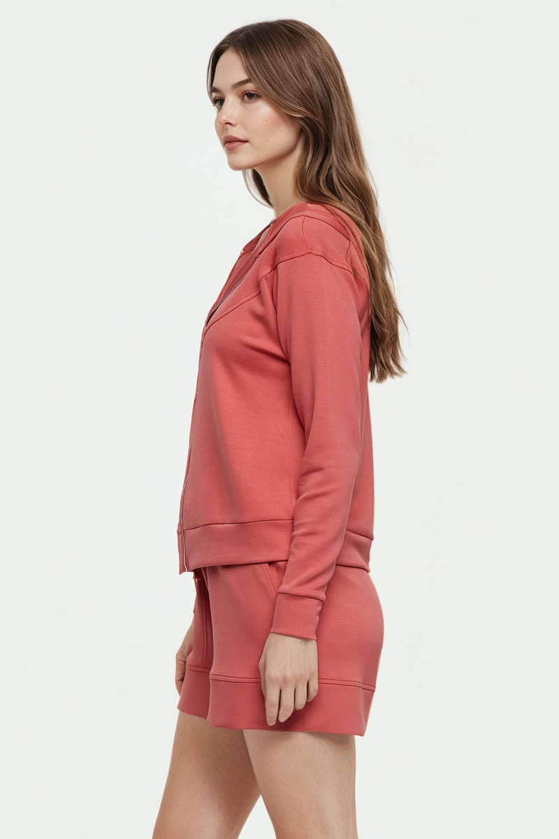 Genevieve Hoodie | Mineral Red