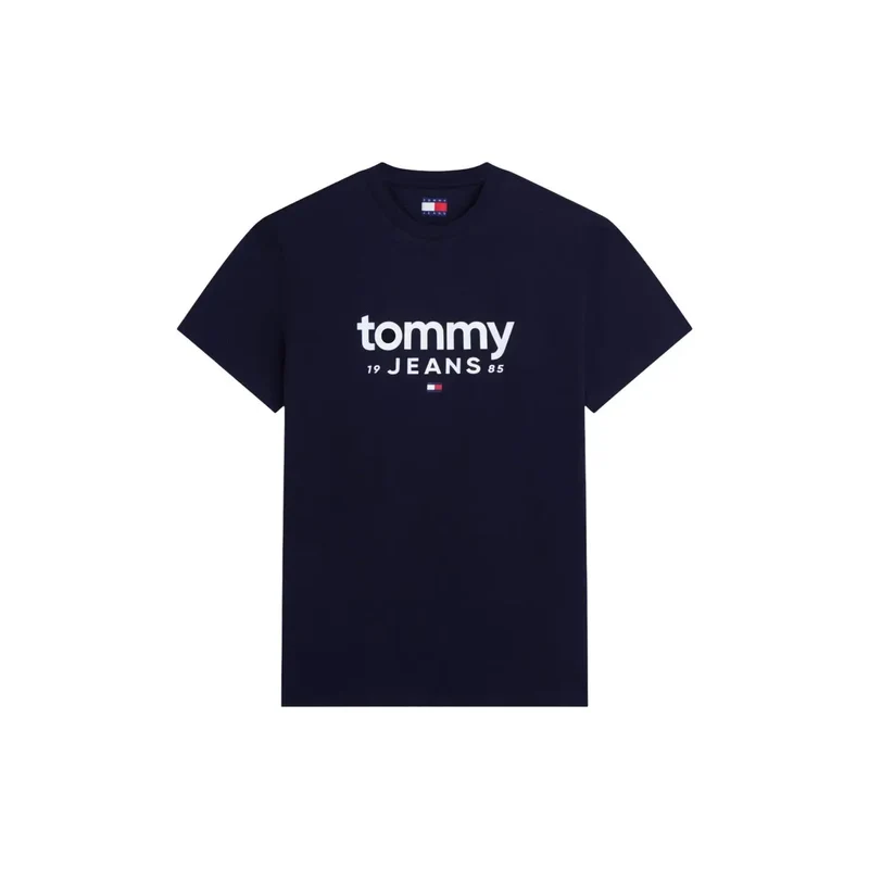 Tommy Hilfiger Herren T-Shirt aus blauer Bio-Baumwolle