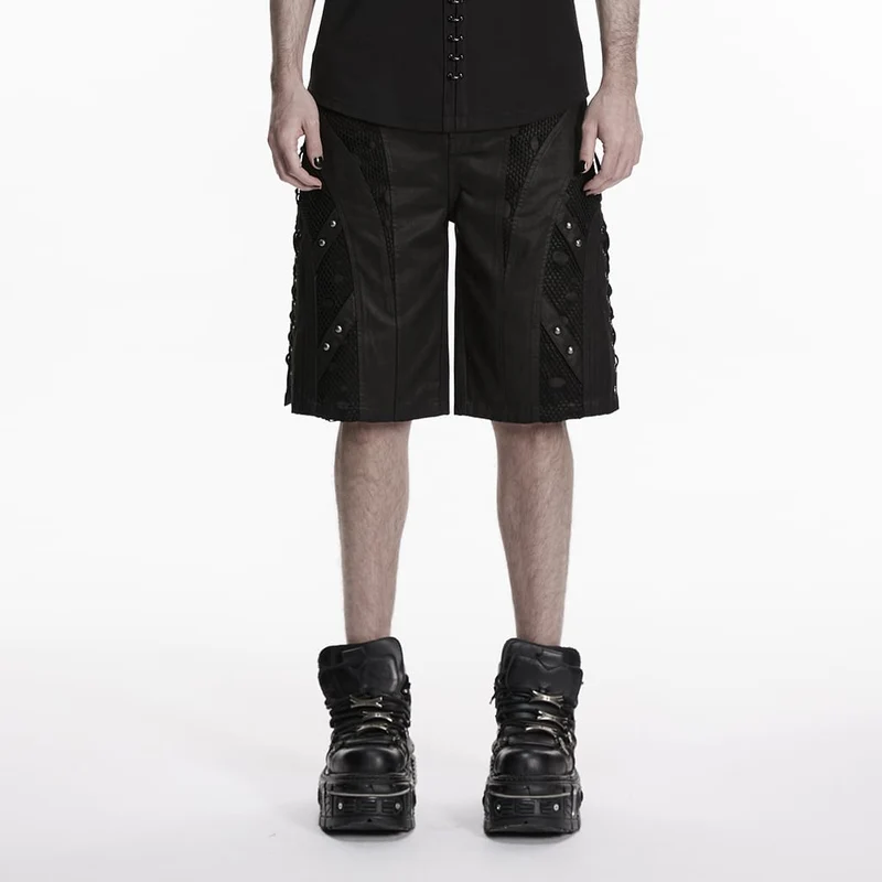Punk-Nieten-Minimalistische Herren-Shorts