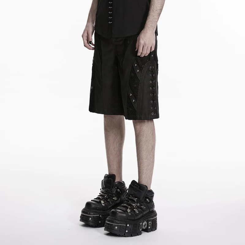 Punk-Nieten-Minimalistische Herren-Shorts
