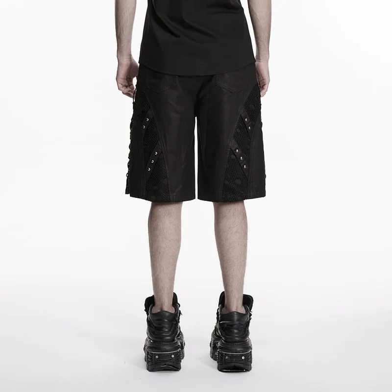 Punk-Nieten-Minimalistische Herren-Shorts
