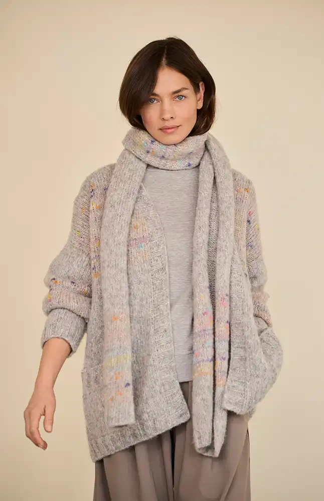 Cardigan L19M29 (Strickset)