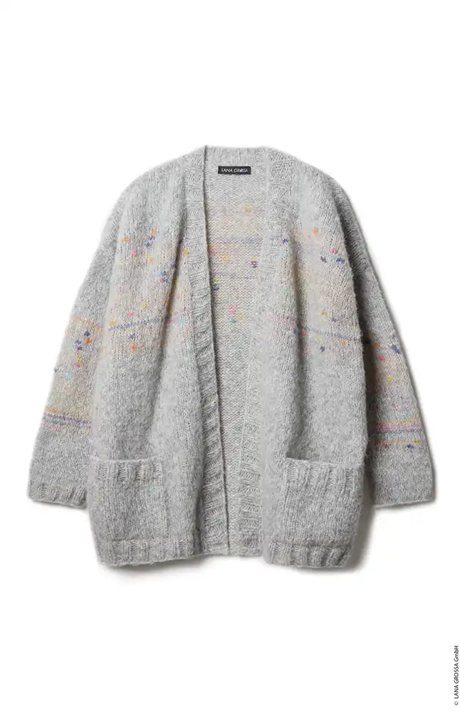 Cardigan L19M29 (Strickset)
