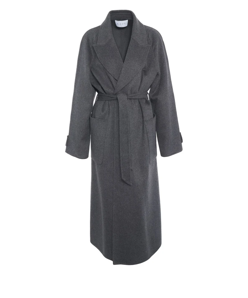 Cappotto con tasche applicate