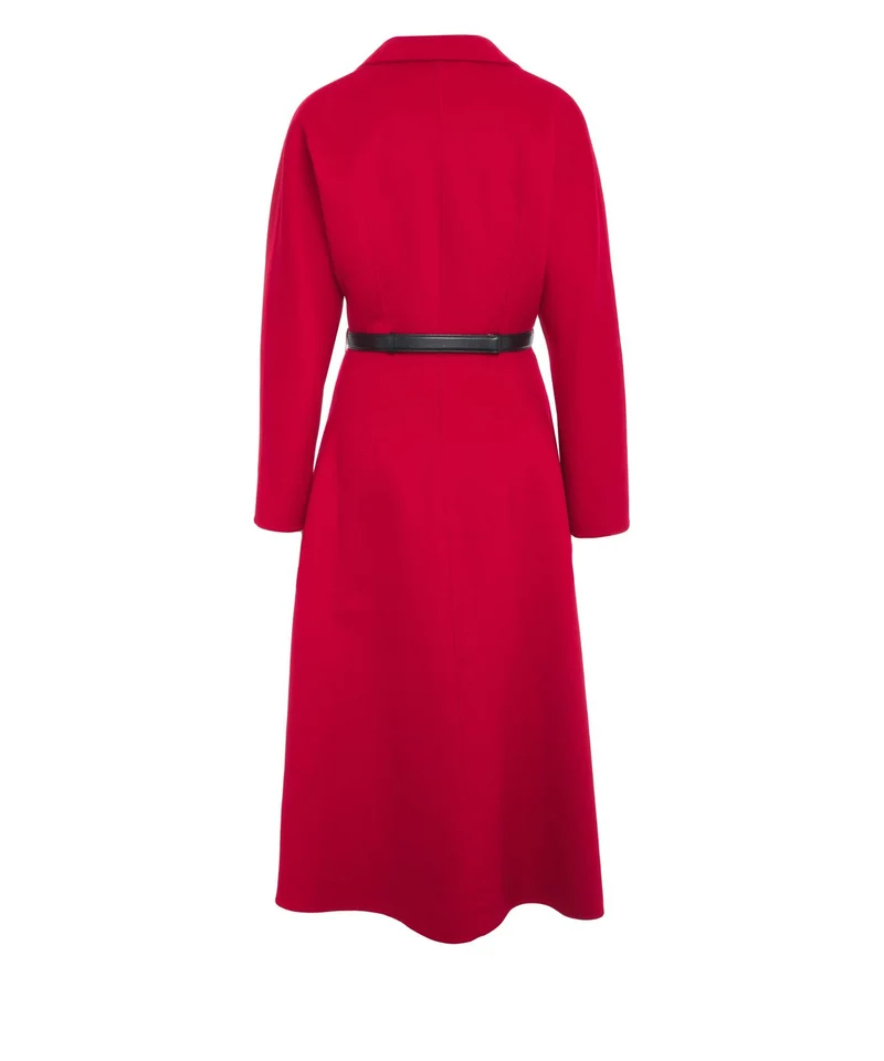 Cappotto con cintura in vita