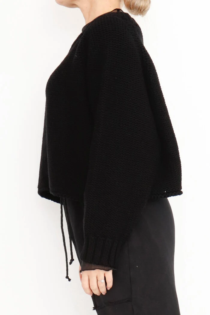 Sort Aarhus Strickpulli