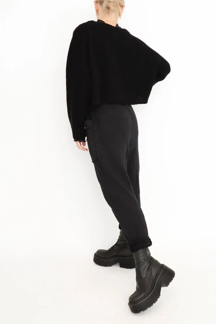 Sort Aarhus Strickpulli