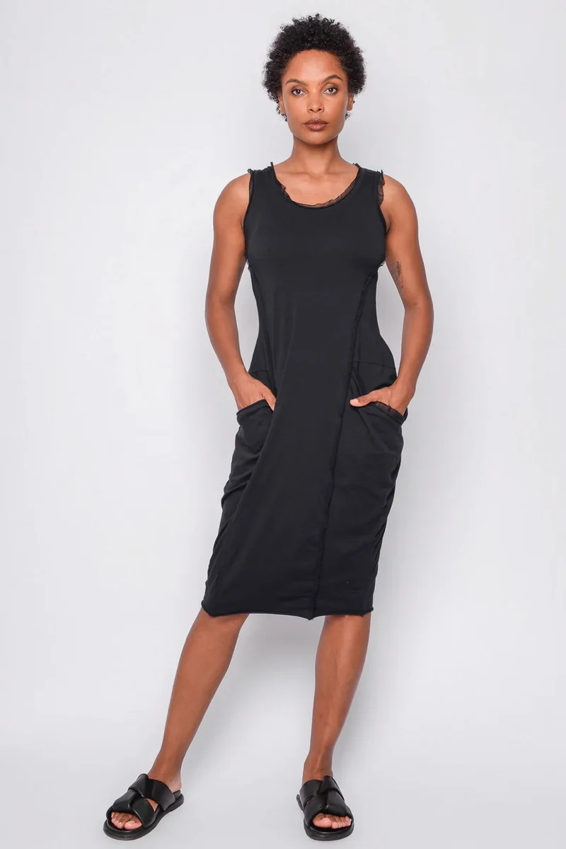 Black by K&M Tulpenkleid you are as wild as Friday Night