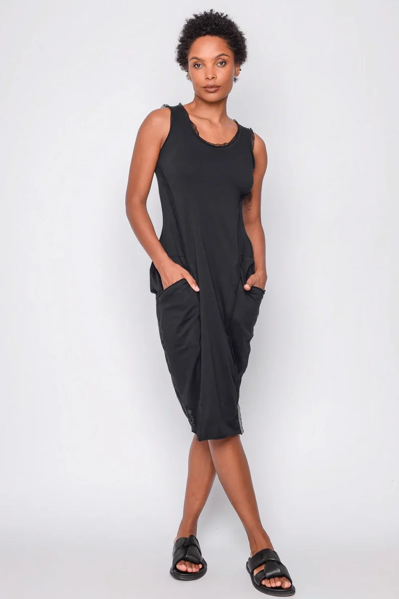 Black by K&M Tulpenkleid you are as wild as Friday Night