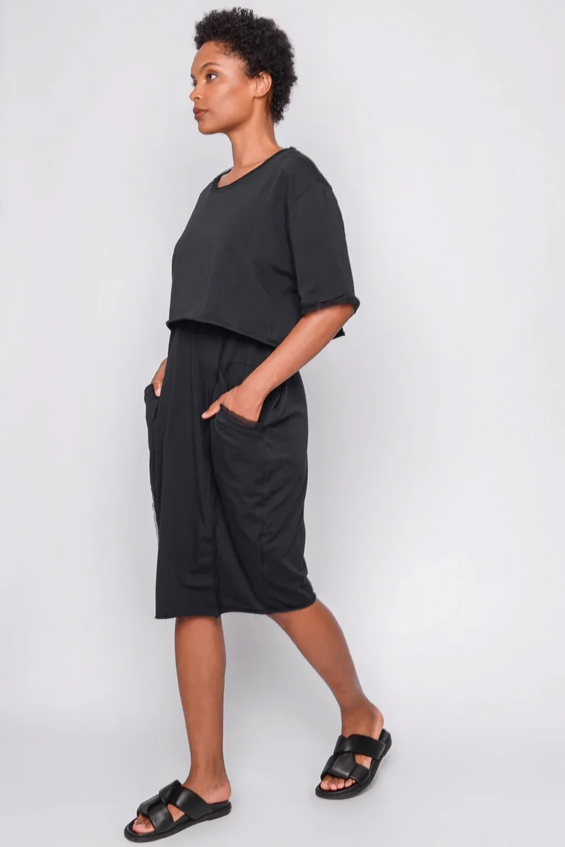 Black by K&M Tulpenkleid you are as wild as Friday Night