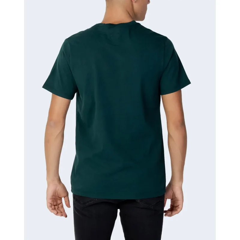 Levi's Herren T-Shirt aus grüner Baumwolle mit Rundhalsausschnitt