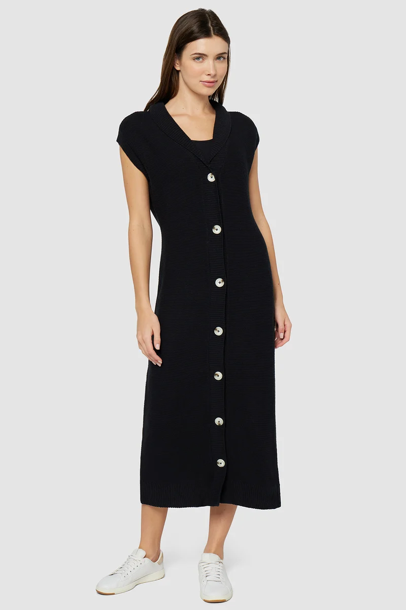Mackenzie Duster Knit Sweater Dress