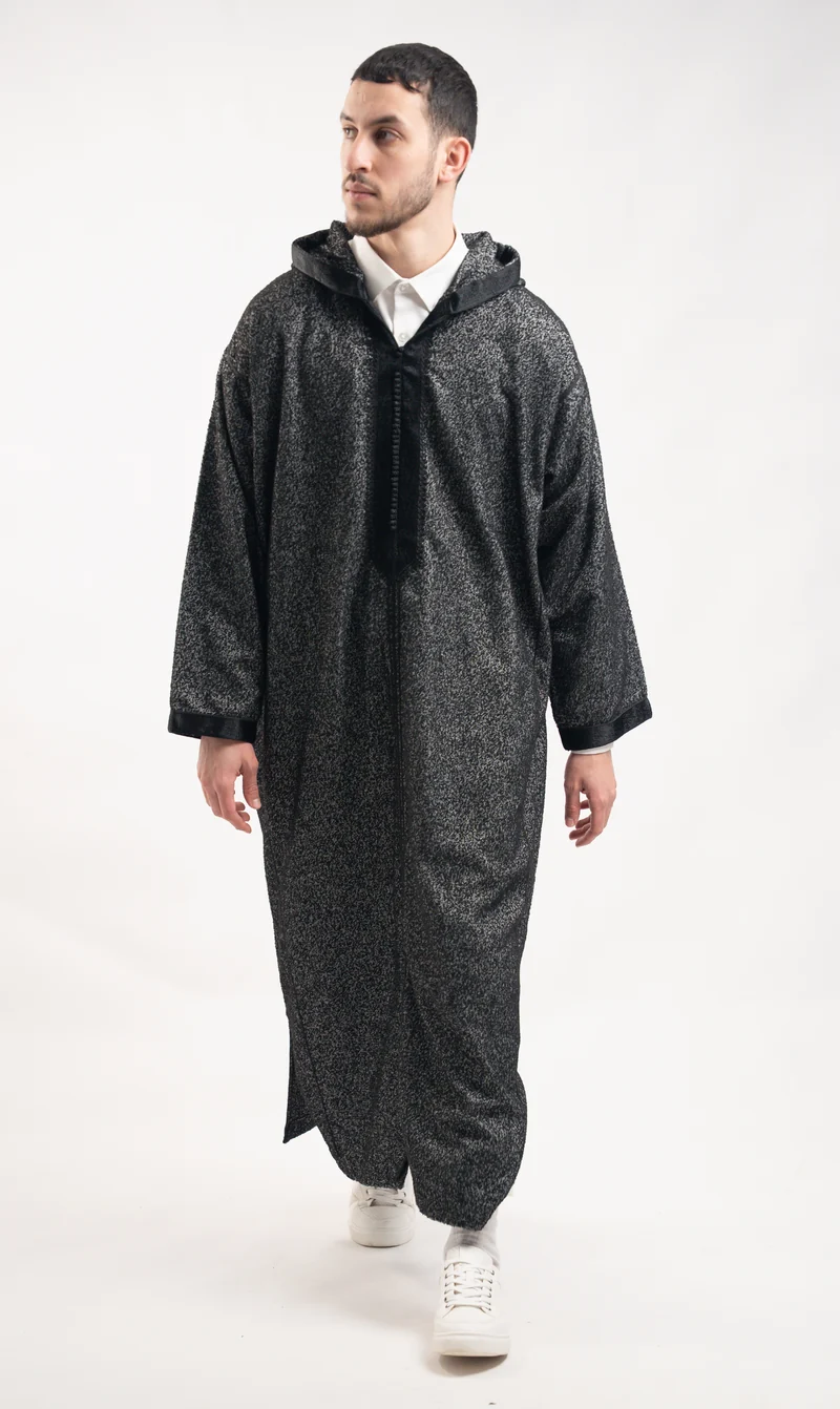Djellaba BOHEMIAN Schwarz