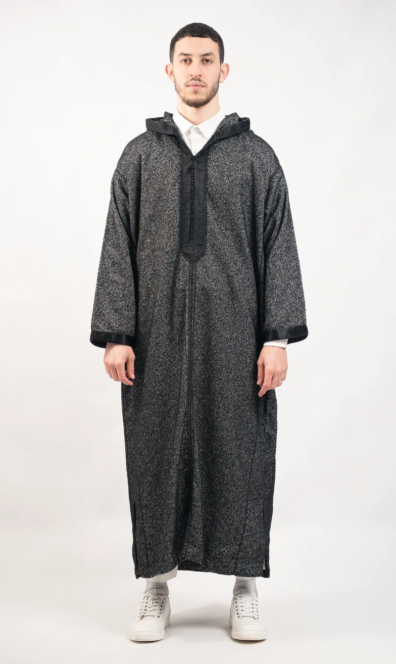 Djellaba BOHEMIAN Schwarz