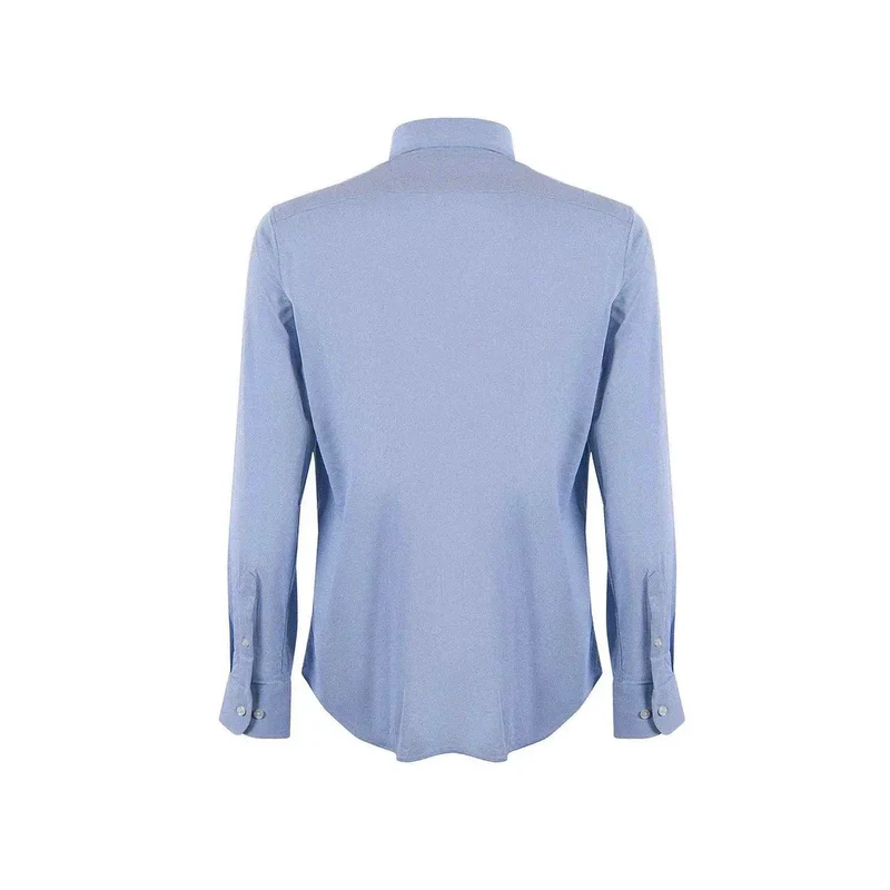 RRD Herrenhemd aus hellblauer Baumwolle mit Knöpfen