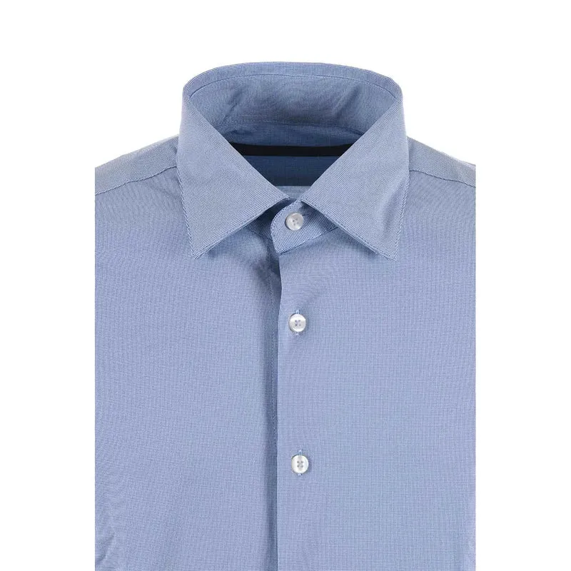 RRD Herrenhemd aus hellblauer Baumwolle mit Knöpfen