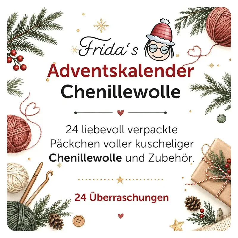 Adventskalender Chenillewolle