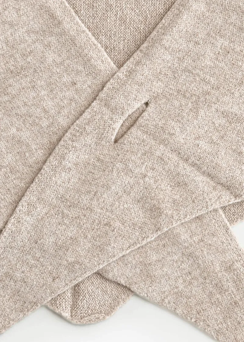 Triangle Schal - taupe