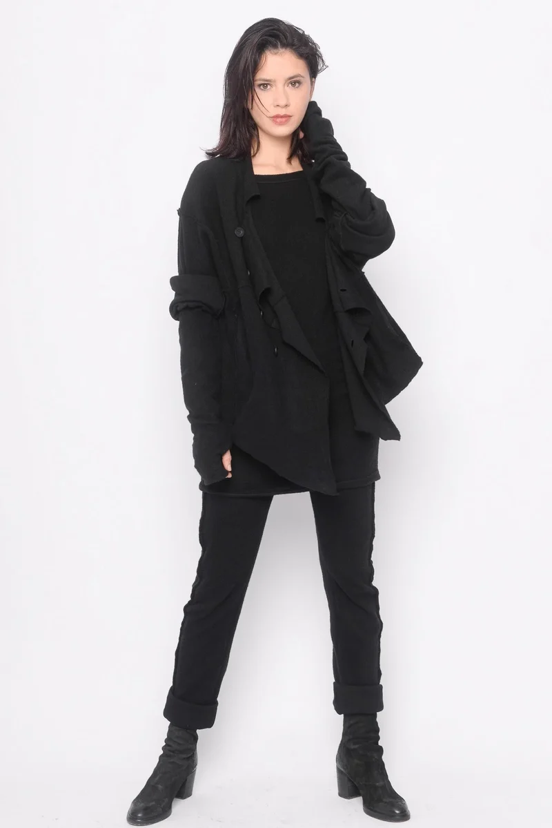 Black by K&M Wolljacke