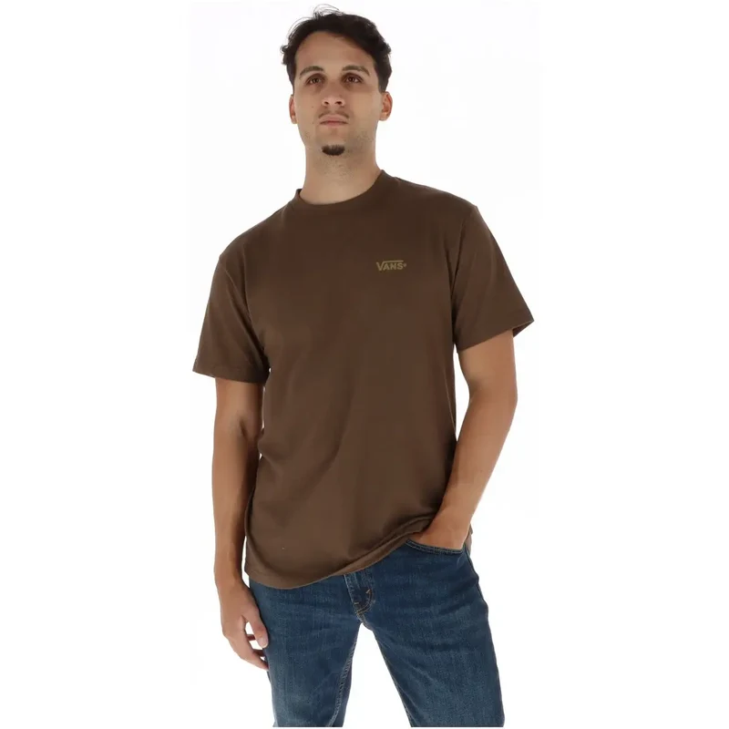 Vans Herren T-Shirt aus brauner Baumwolle, Kurzarm