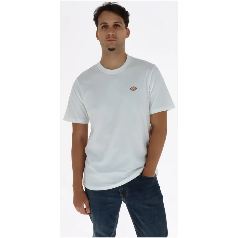 Dickies Schwarzes Herren-T-Shirt aus Baumwolle, Kurzarm