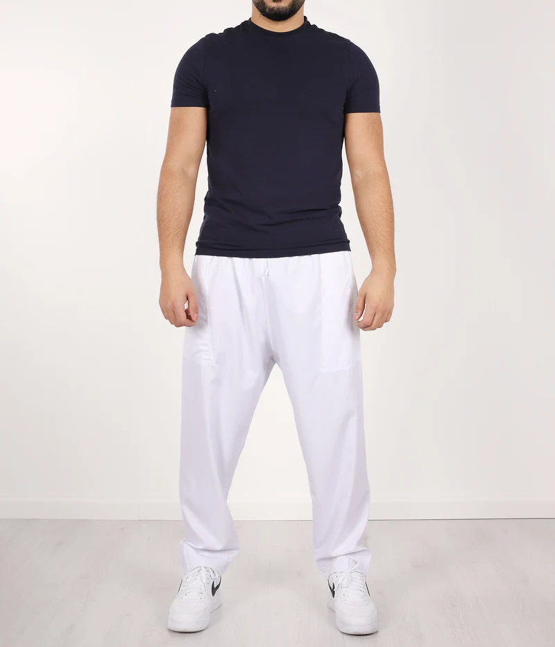 Weiche Herrenhose - Weiß