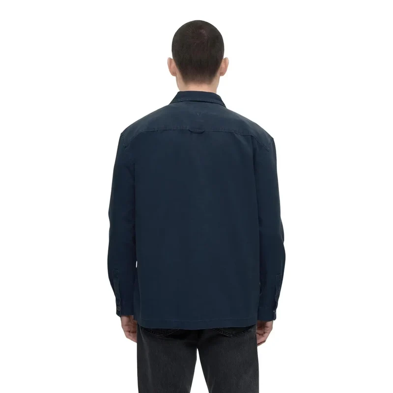 Tommy Hilfiger Herrenhemd aus Bio-Baumwolle, blau