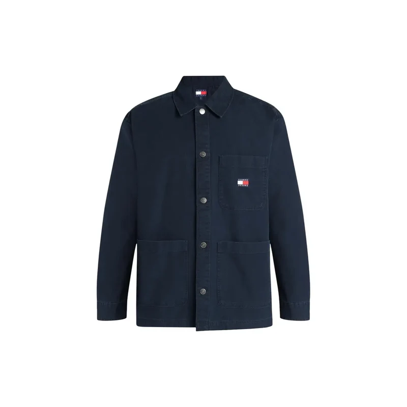 Tommy Hilfiger Herrenhemd aus Bio-Baumwolle, blau