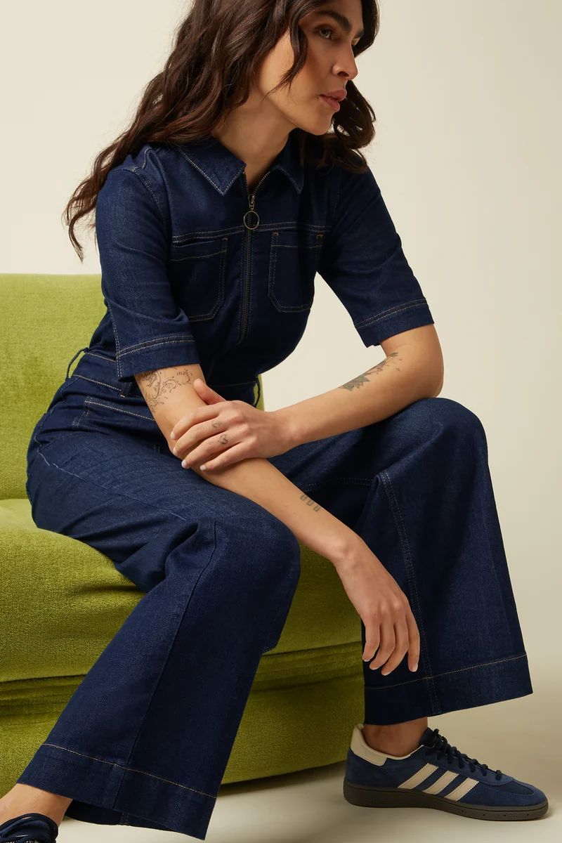 Mira Jumpsuit Onyx Denim